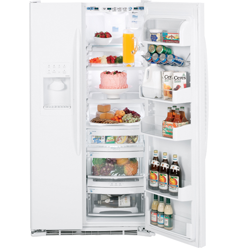 Counter-Depth 22.6 Cu. Ft. Side-by-Side Refrigerator PCF23NGTWW