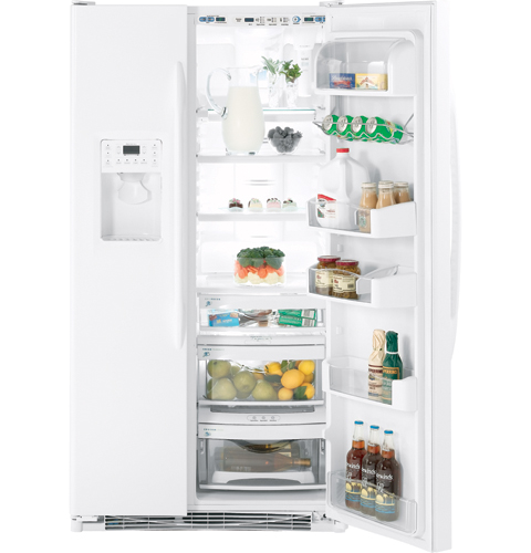 Counter-depth 23.3 Cu. Ft. Side-by-Side Refrigerator PCF23NGWWW