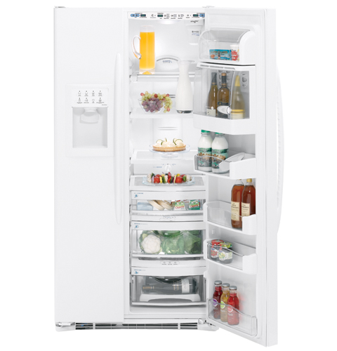 24.6 Cu. Ft. Side-By-Side Refrigerator with Dispenser PCF25PGSWW