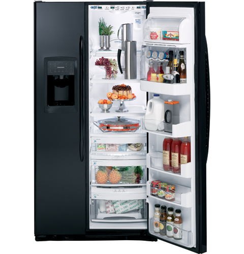 Counter-Depth 24.6 Cu. Ft. Side-by-Side PCF25PGTBB