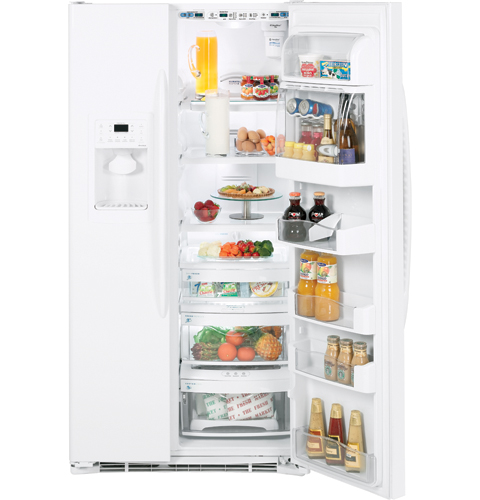 Counter-Depth 24.6 Cu. Ft. Side-by-Side PCF25PGTWW