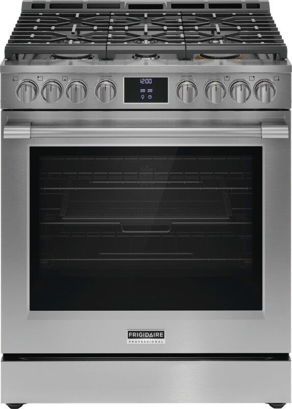 Frigidaire Professional 30" Gas Range with No Preheat and Air Fry Stainless Steel PCFG3080AF Picture 1