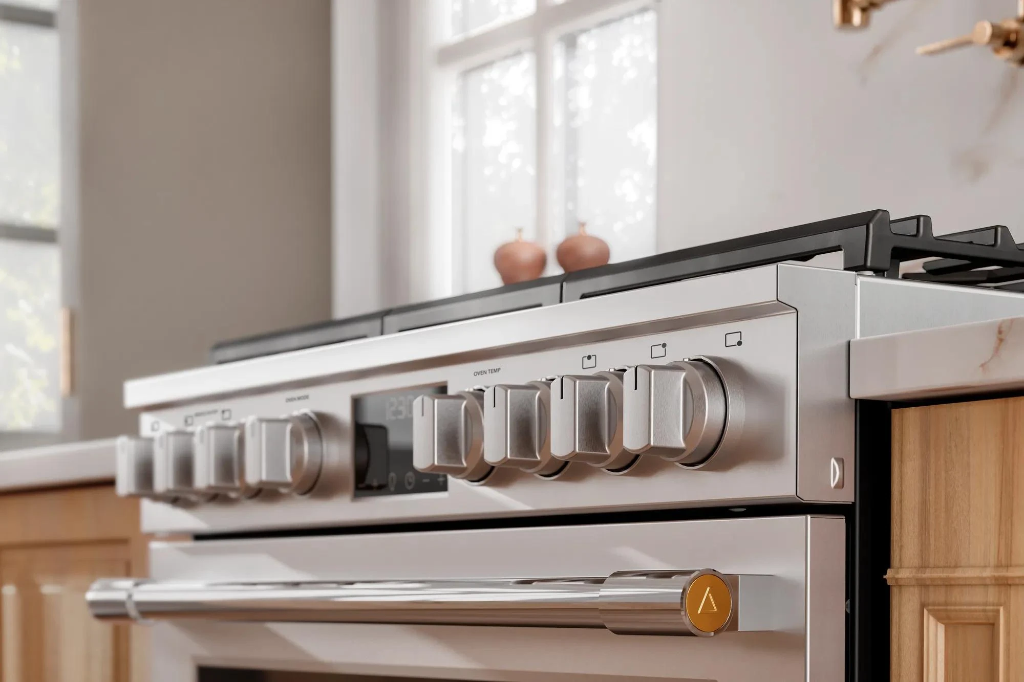 30” Gas Range with No Preheat + Air Fry, Includes Air Fry Tray PCFG3080AF