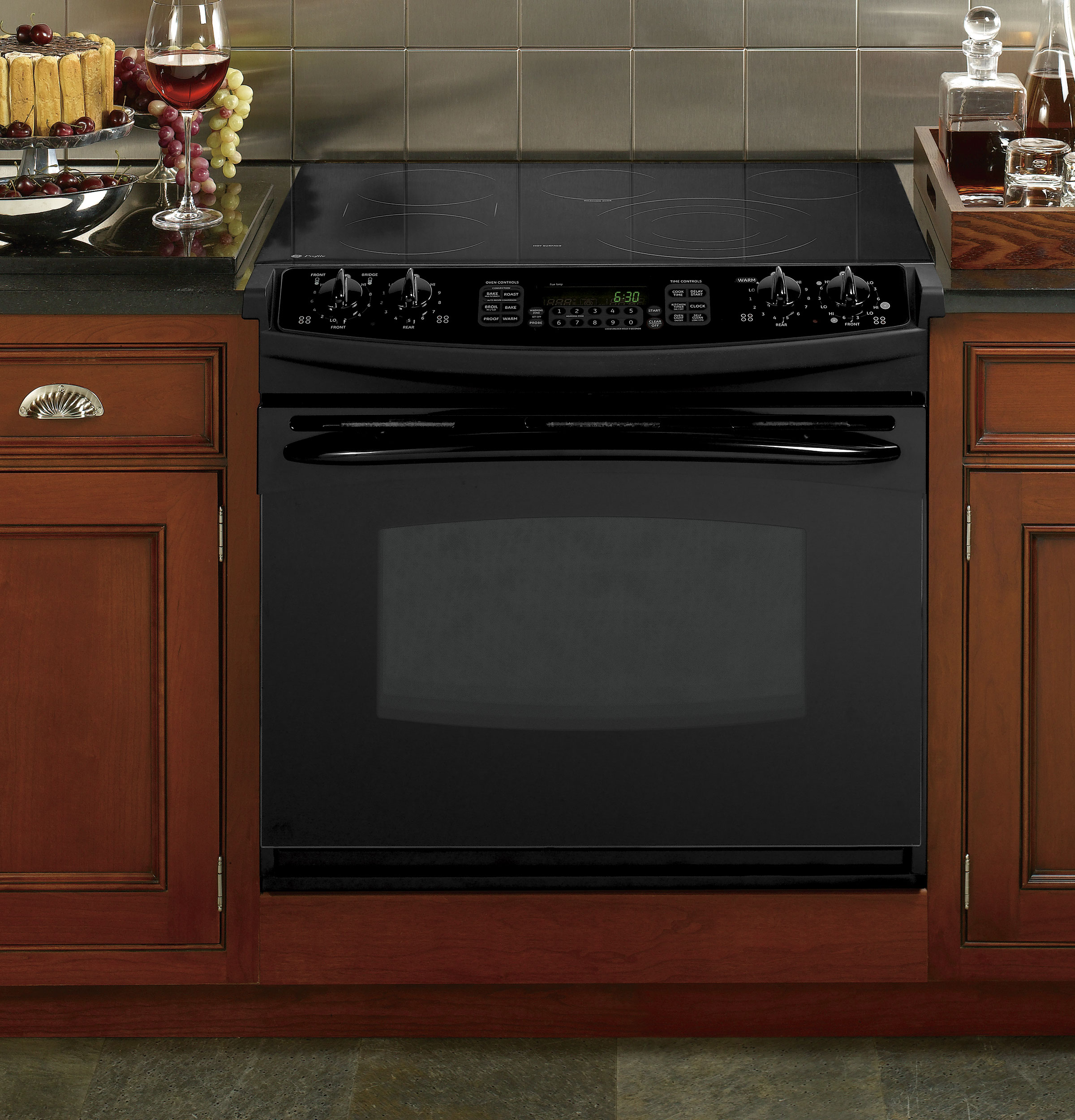 30" Drop-In Electric Range PD968DPBB