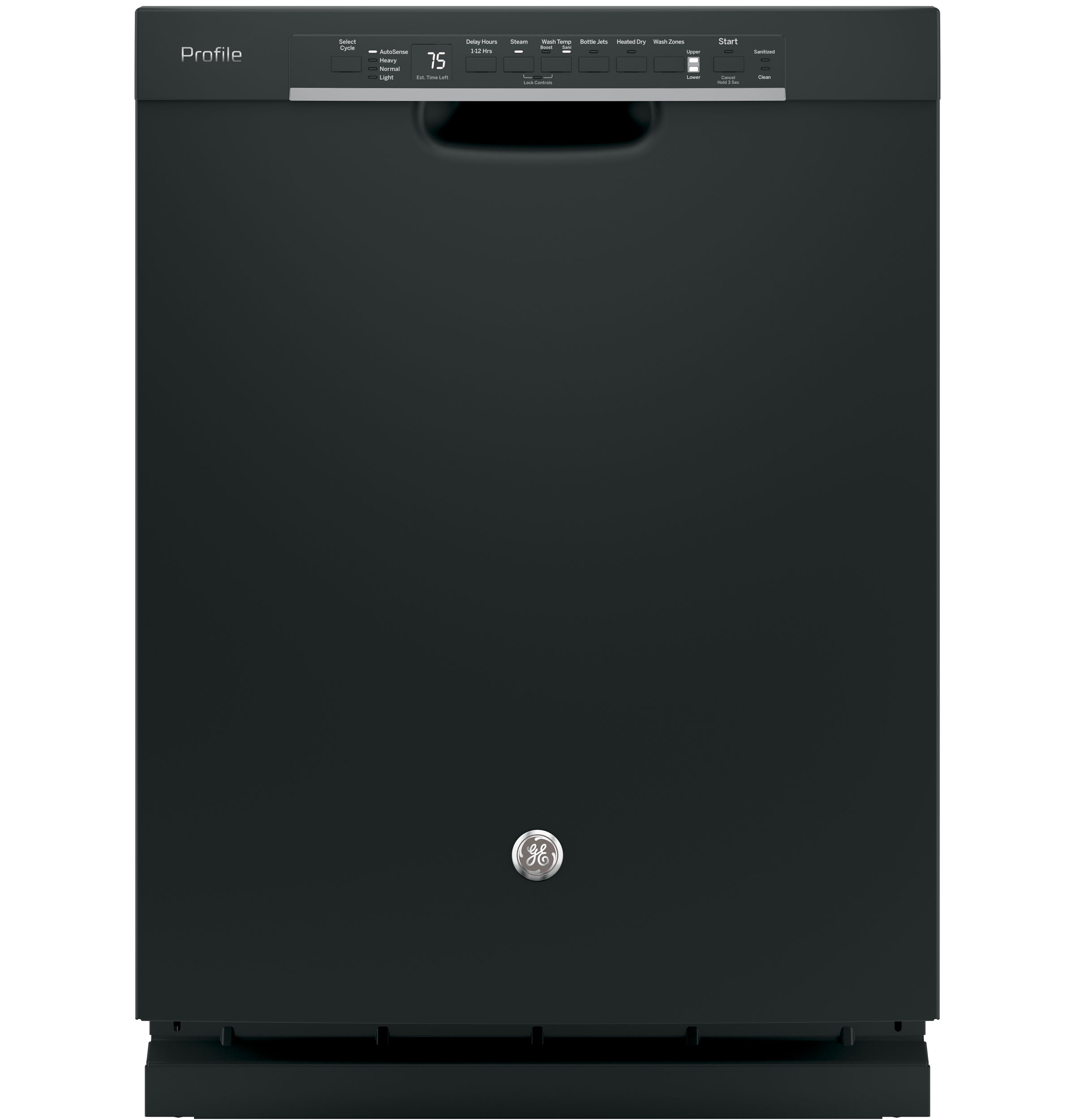 Stainless Steel Interior Dishwasher with Front Controls PDF820SGJBB