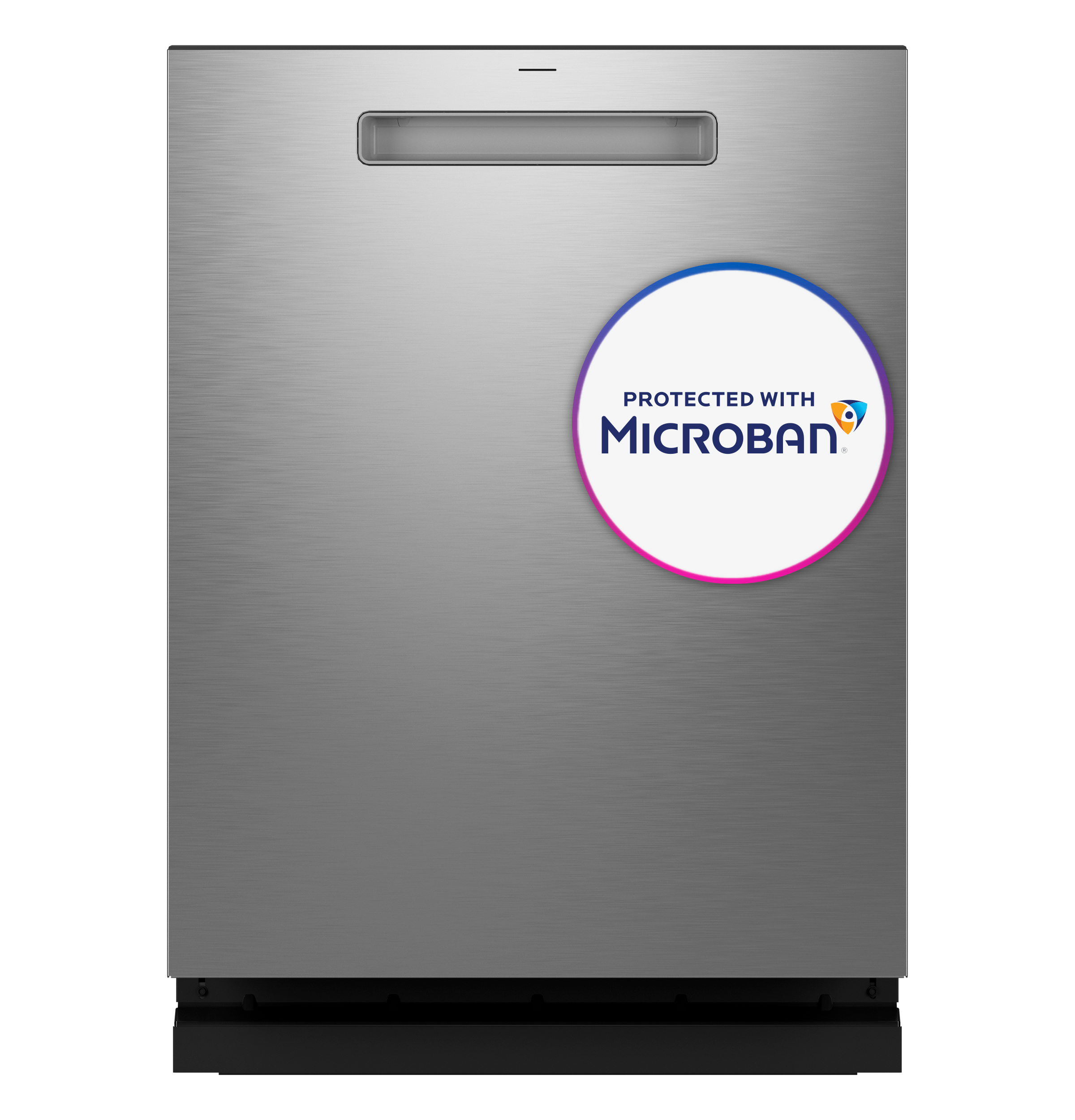 Fingerprint Resistant Top Control Stainless Interior Dishwasher with Microban Antimicrobial Technology PDP715SYVFS