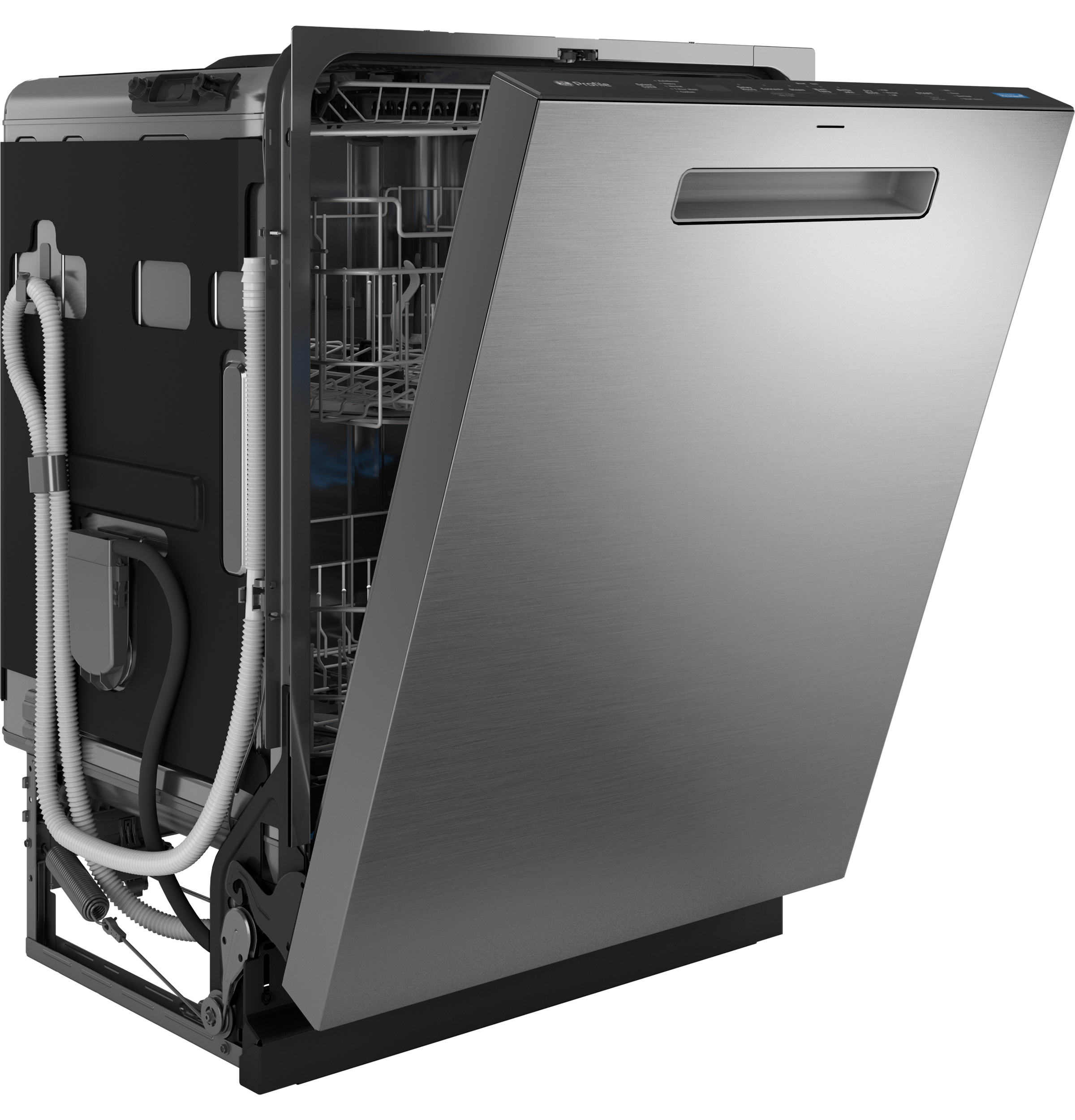 Fingerprint Resistant Top Control Stainless Interior Dishwasher with Microban Antimicrobial Technology PDP715SYVFS