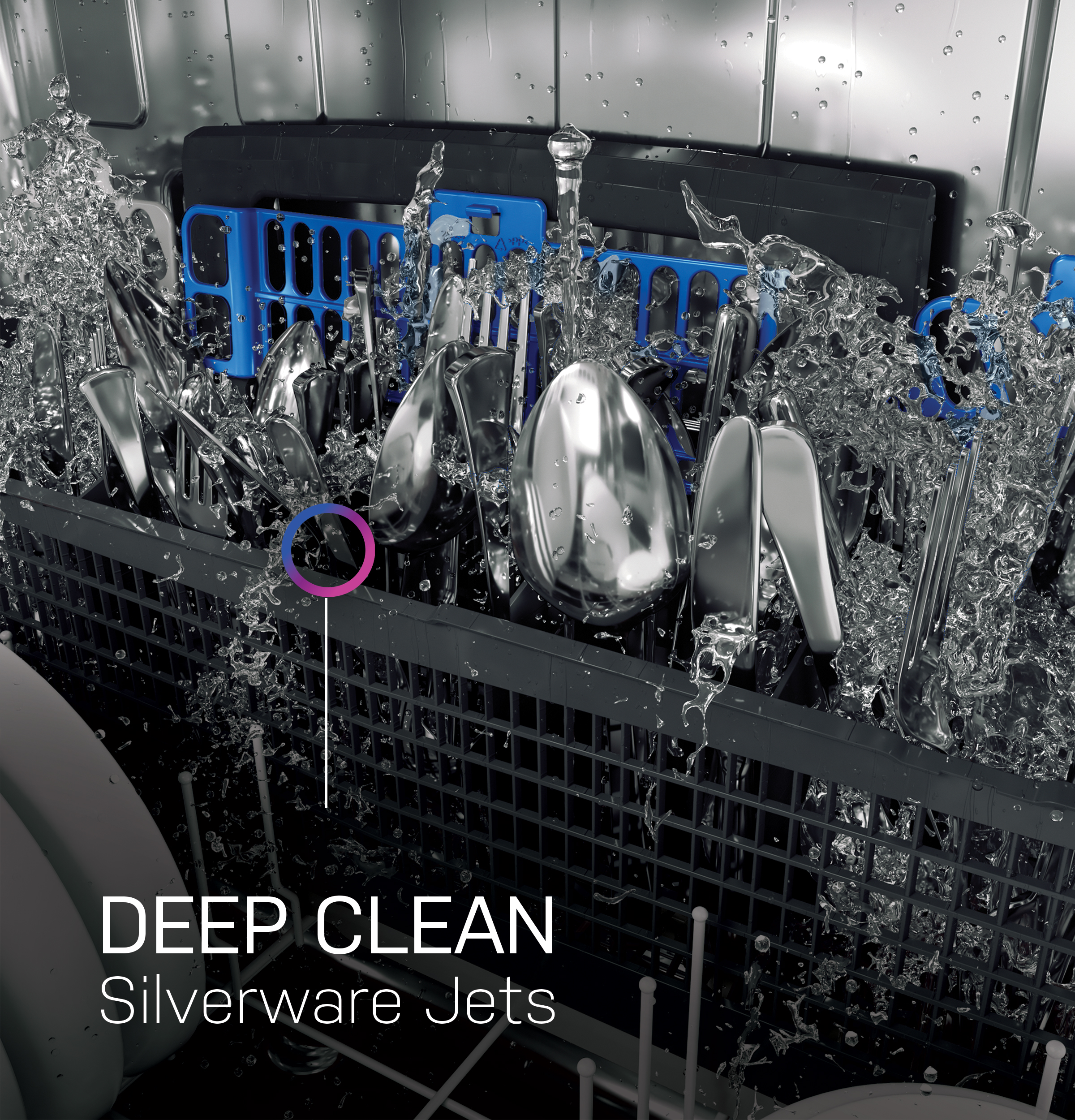 Fingerprint Resistant Top Control Stainless Interior Dishwasher with Microban Antimicrobial Technology PDP715SYVFS