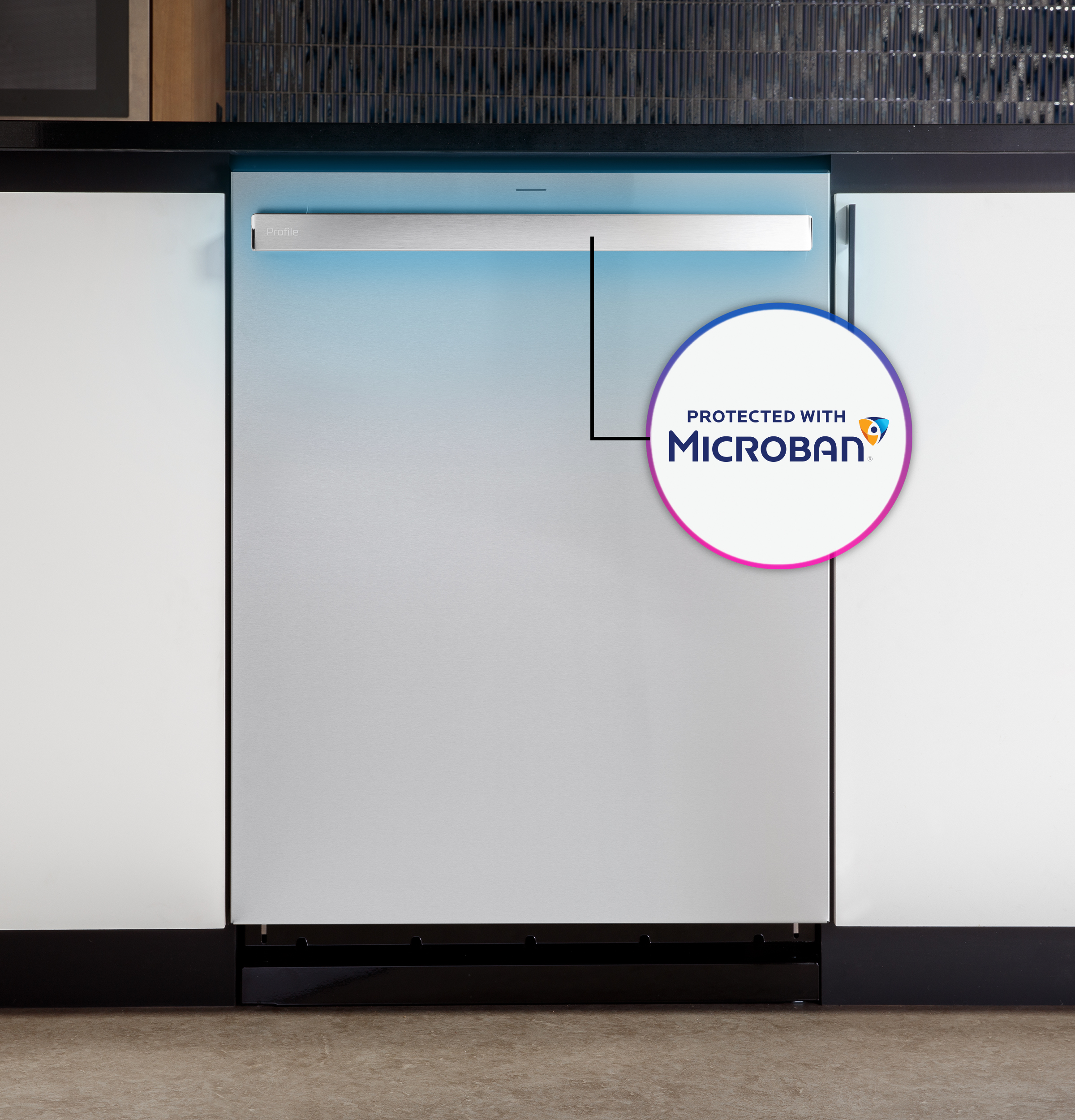 GE Profile™ ENERGY STAR Smart UltraFresh System Dishwasher with Microban™ Antimicrobial Technology with Deep Clean Washing 3rd Rack, 42 dBA PDP755SBVTS
