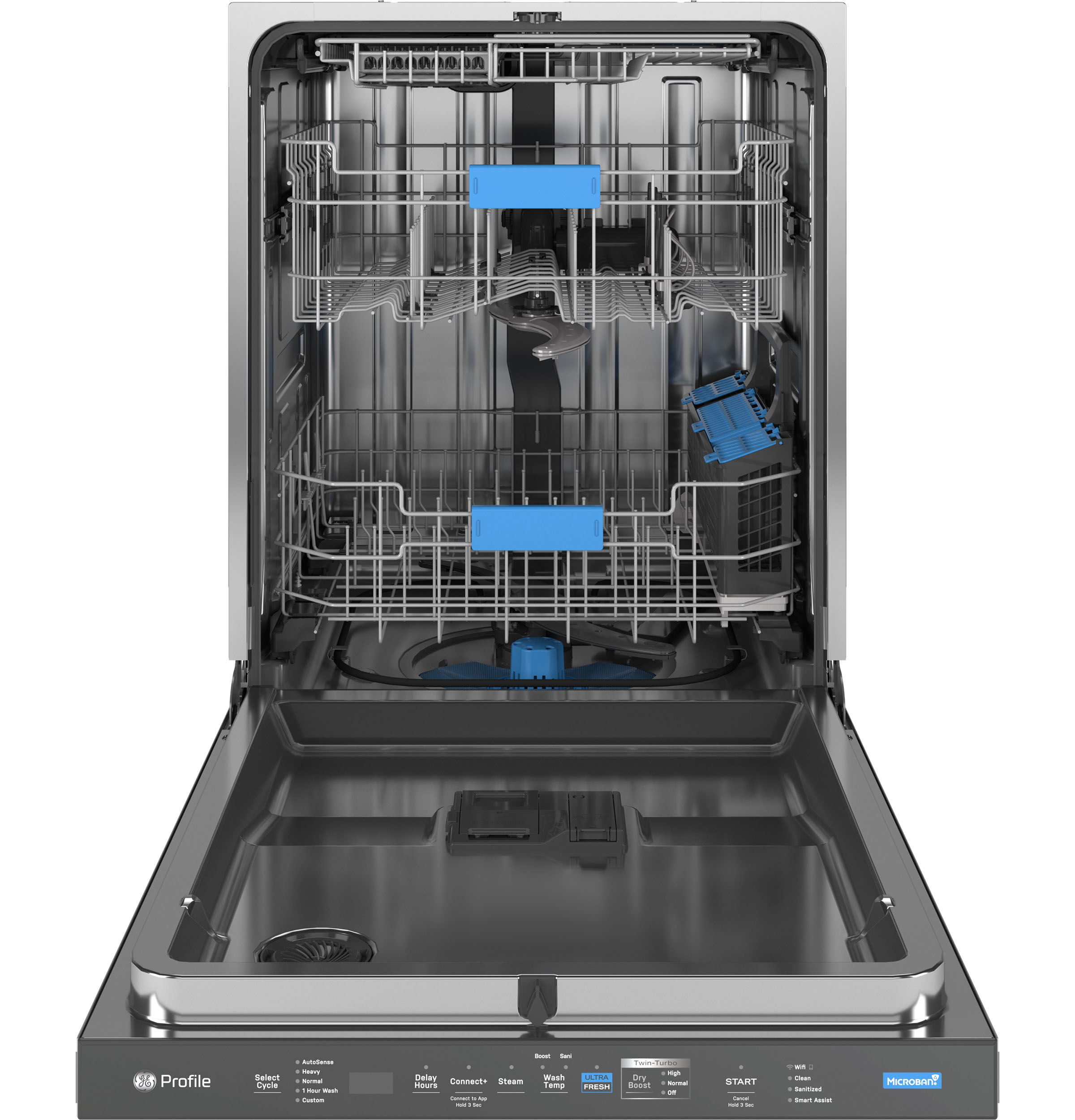 Smart UltraFresh System Dishwasher with Microban Antimicrobial Technology with Deep Clean Washing 3rd Rack, 39 dBA PDP795SYVFS