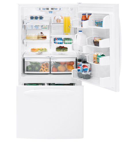 19.5 Cu. Ft. Bottom-Freezer Drawer Refrigerator PDS20MFSWW