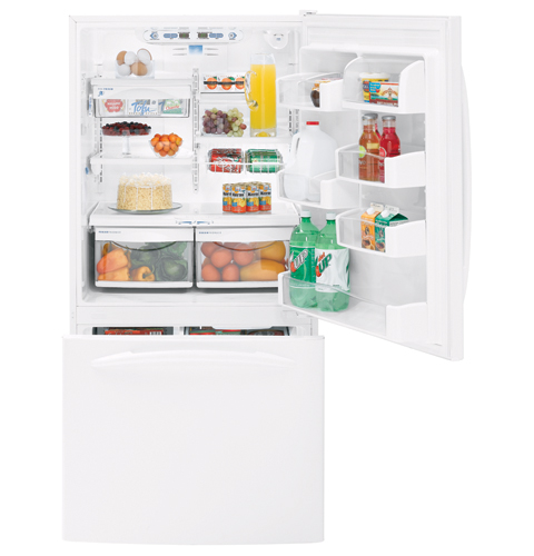 22.2 Cu. Ft. Bottom-Freezer Refrigerator with Internal Water Dispenser PDS22MIWWW