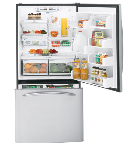 22.2 Cu. Ft. Stainless Bottom-Freezer Drawer Refrigerator PDS22SFSRSS