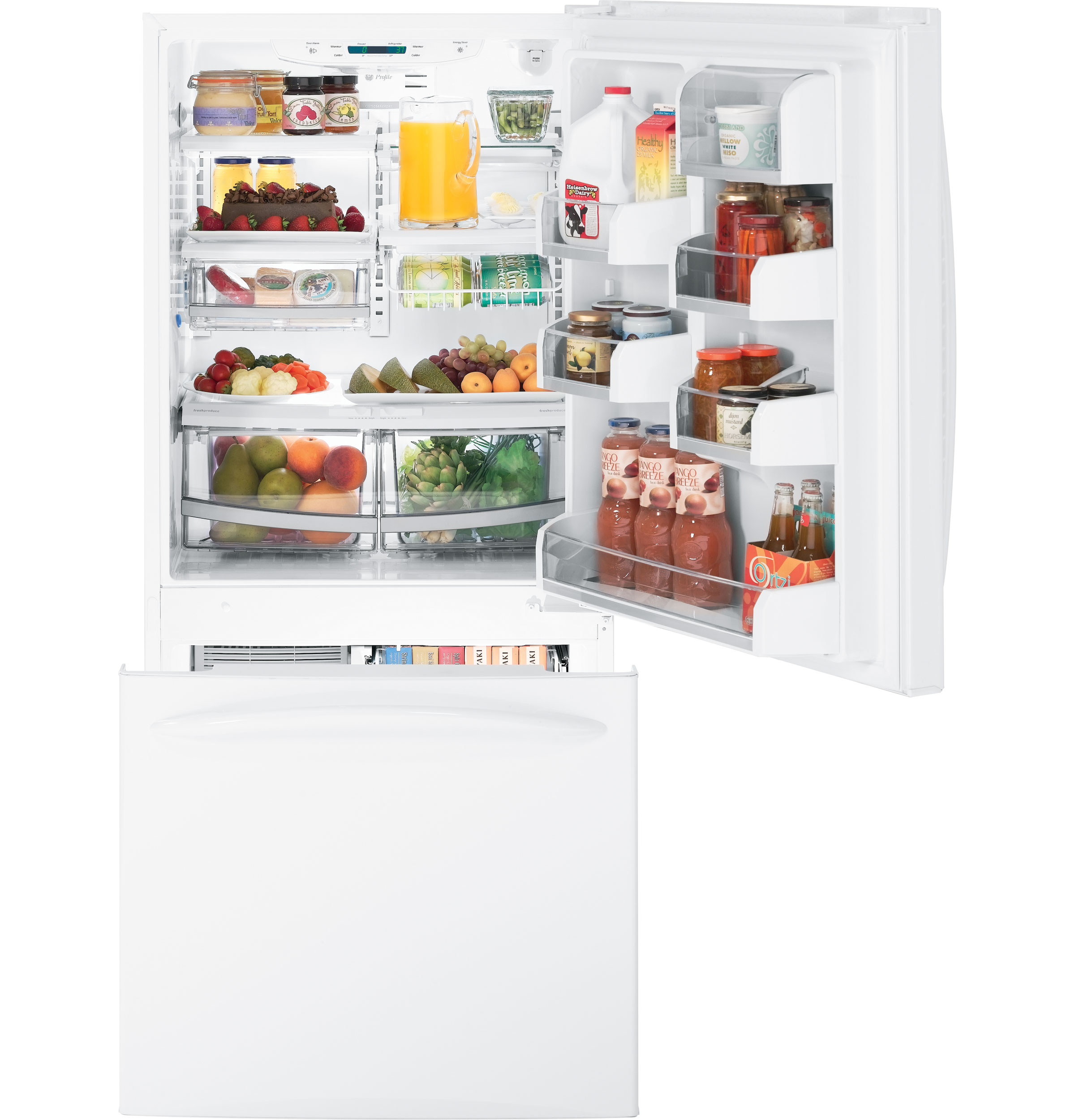 20.0 Cu. Ft. Bottom-Freezer Drawer Refrigerator PDSF0MFXWW