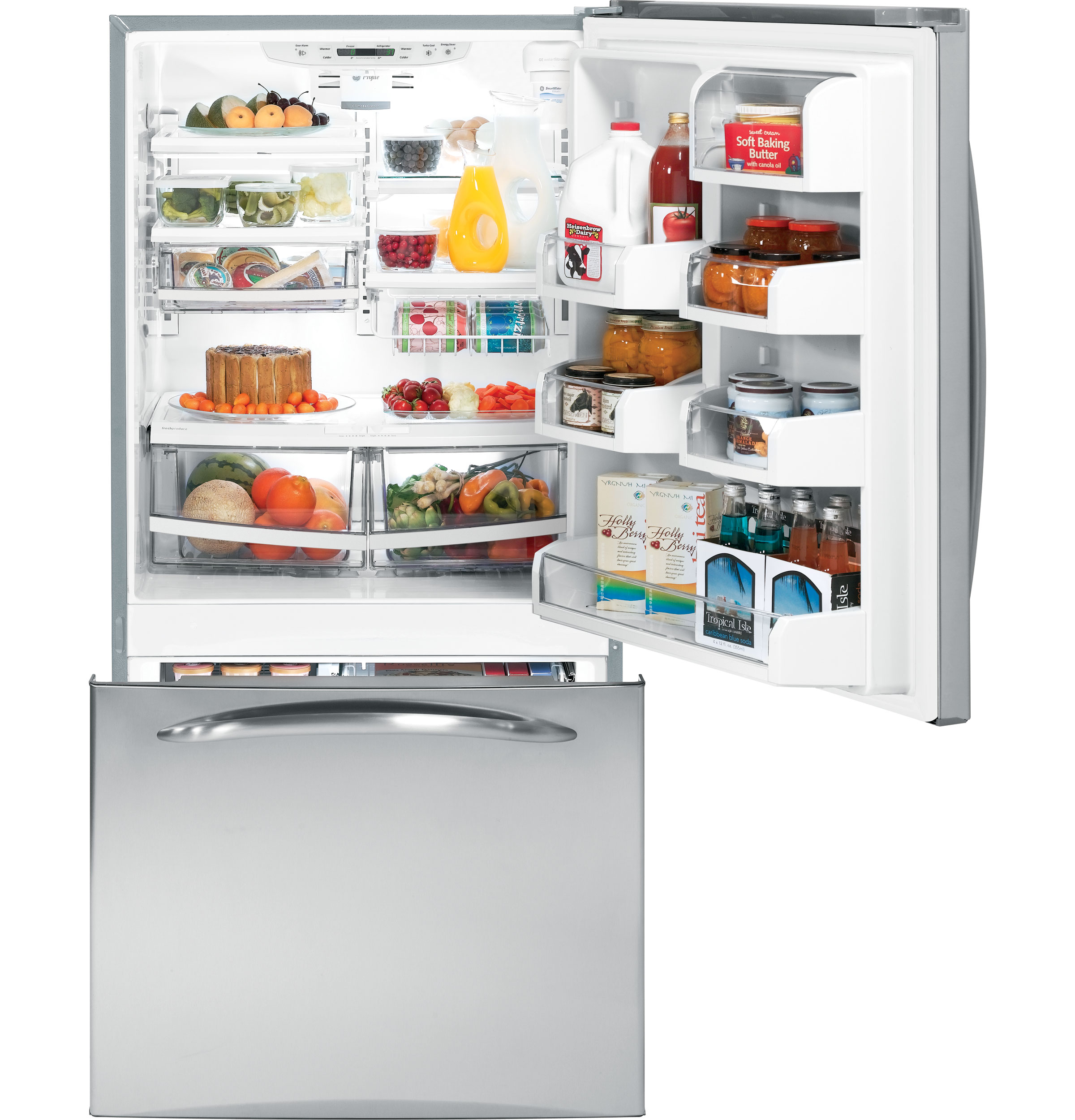 20.0 Cu. Ft. Bottom-Freezer Drawer Refrigerator PDSS0MFXLSS