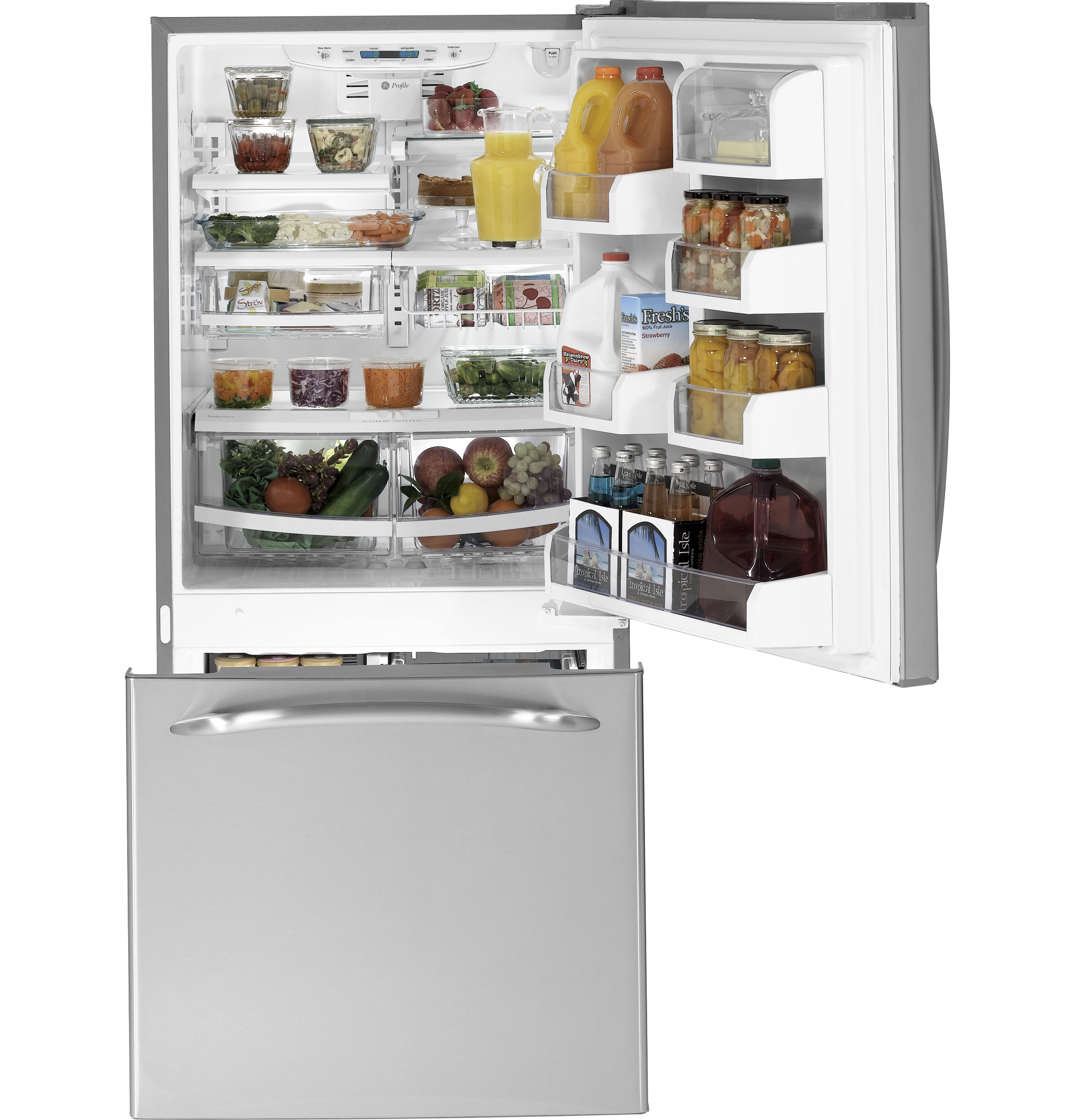 20.0 Cu. Ft. Bottom-Freezer Drawer Refrigerator PDSS0MFYLSS