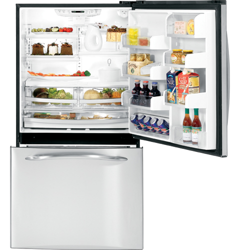25.3 Cu. Ft. Stainless Bottom-Freezer Refrigerator PDSS5NBWLSS