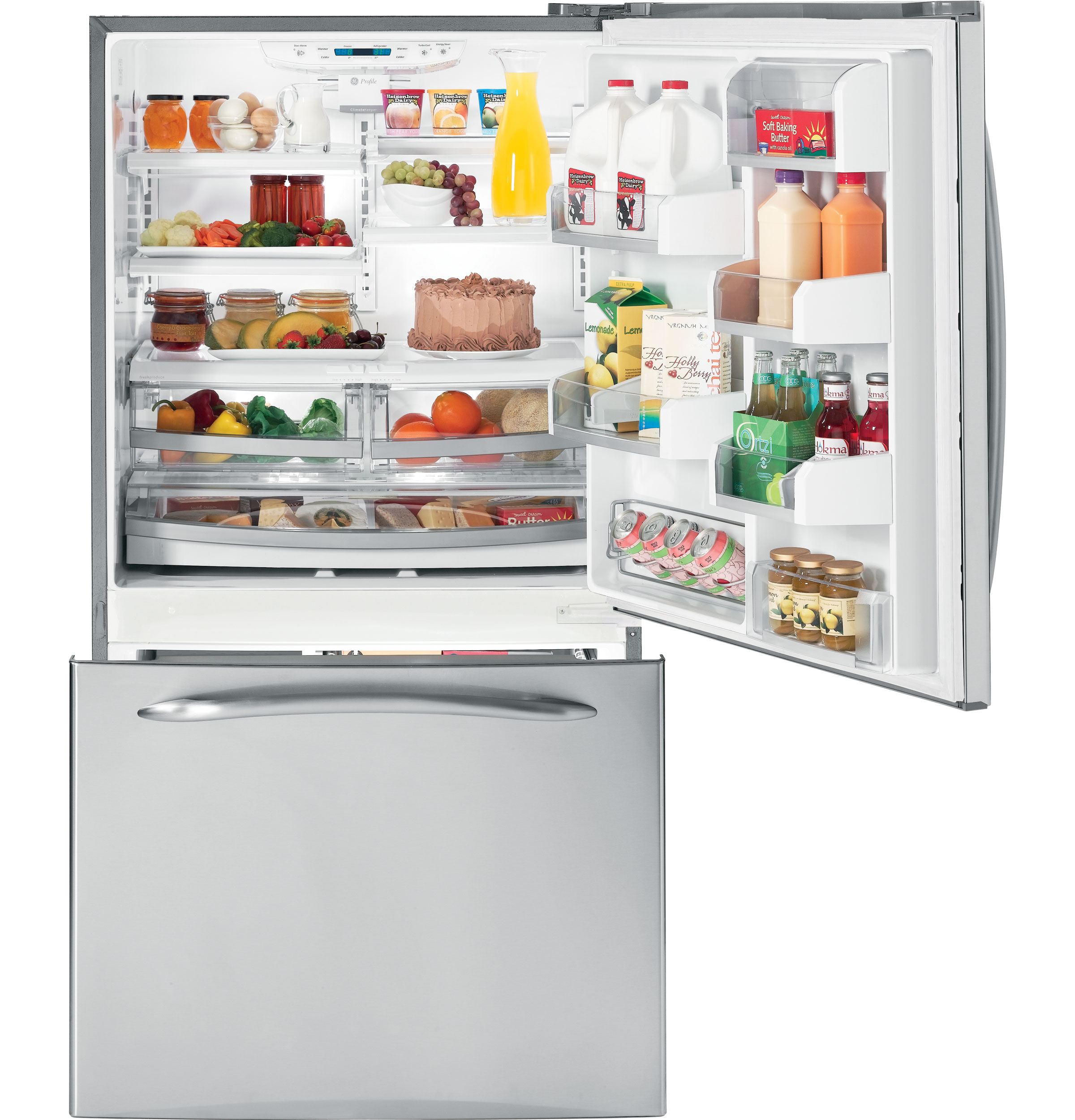25.3 Cu. Ft. Bottom-Freezer Refrigerator PDSS5NBXLSS