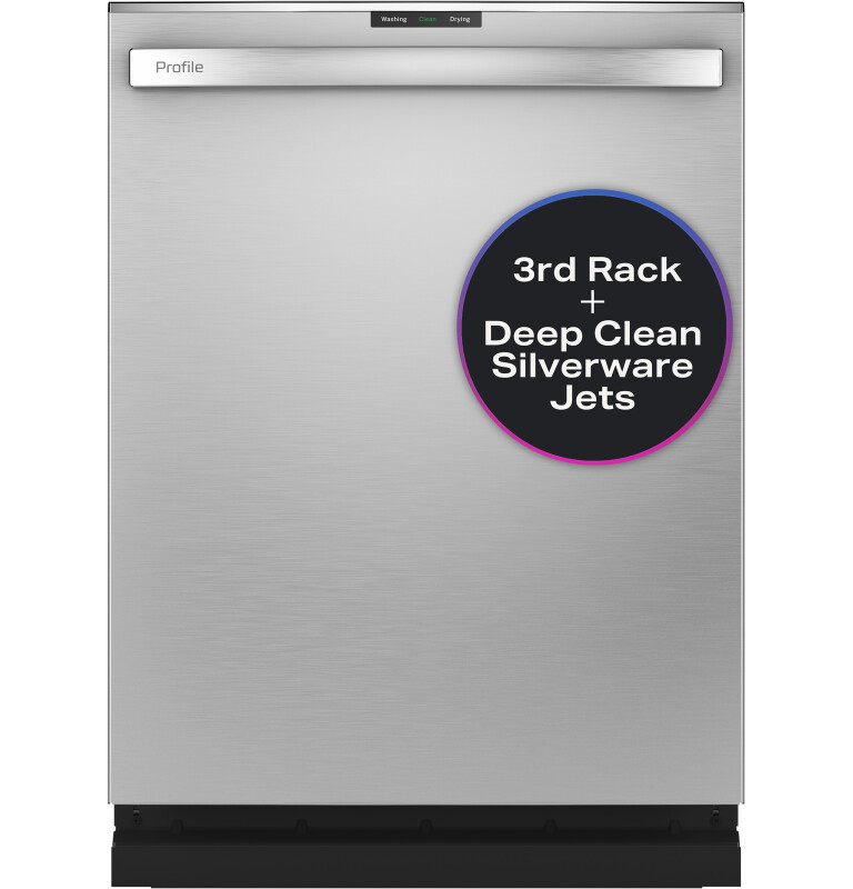 Fingerprint Resistant Top Control Stainless Steel Interior Dishwasher with Sanitize Cycle & Dry Boost PDT715SYNFS