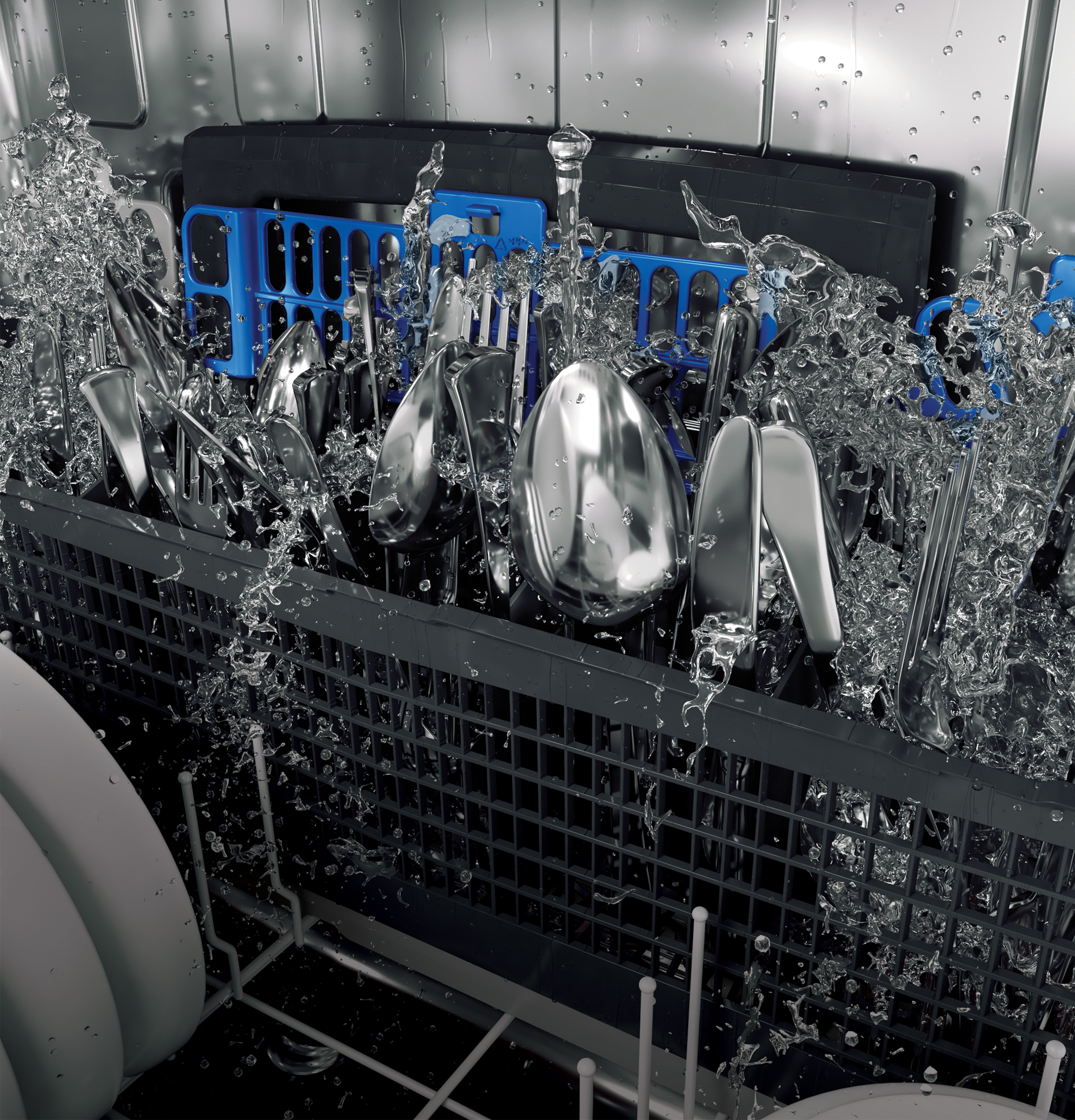 Fingerprint Resistant Top Control Stainless Interior Dishwasher with Microban Antimicrobial Technology PDT715SYVFS