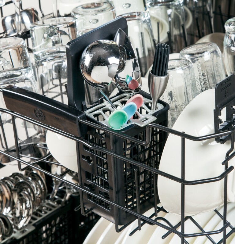 Stainless Steel Interior Dishwasher with Hidden Controls PDT720SGHWW