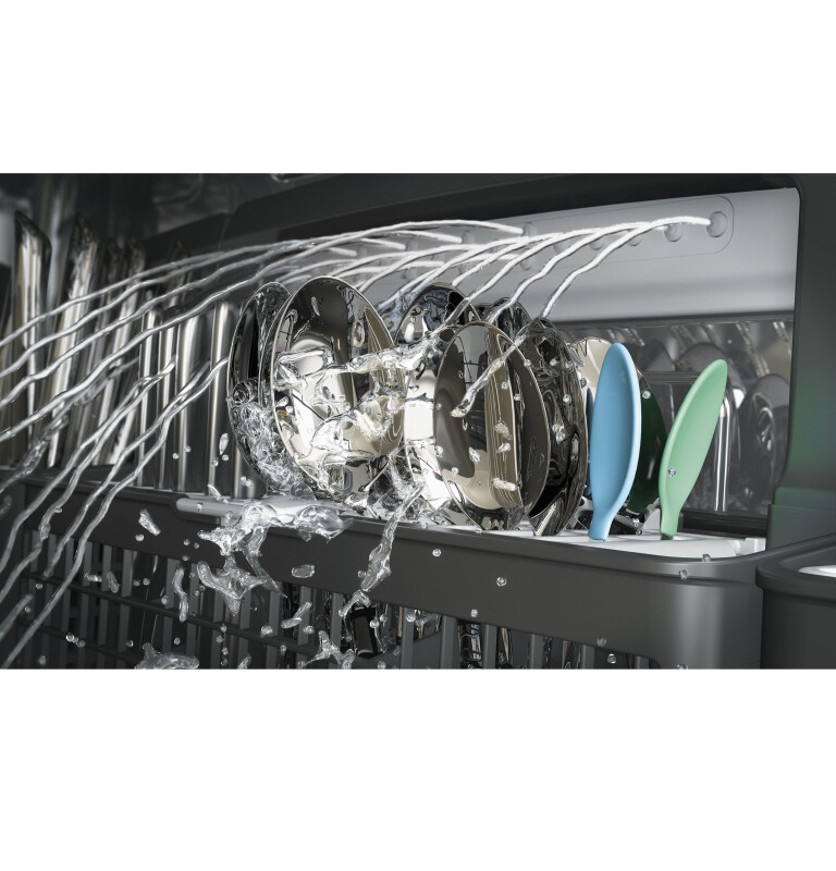 Stainless Steel Interior Dishwasher with Hidden Controls PDT720SGHWW