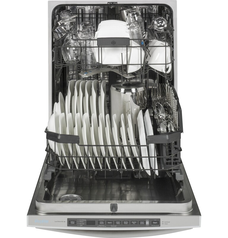 Stainless Steel Interior Dishwasher with Hidden Controls PDT720SGHWW