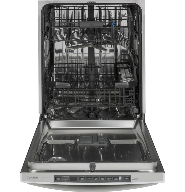 Stainless Steel Interior Dishwasher with Hidden Controls PDT720SGHWW