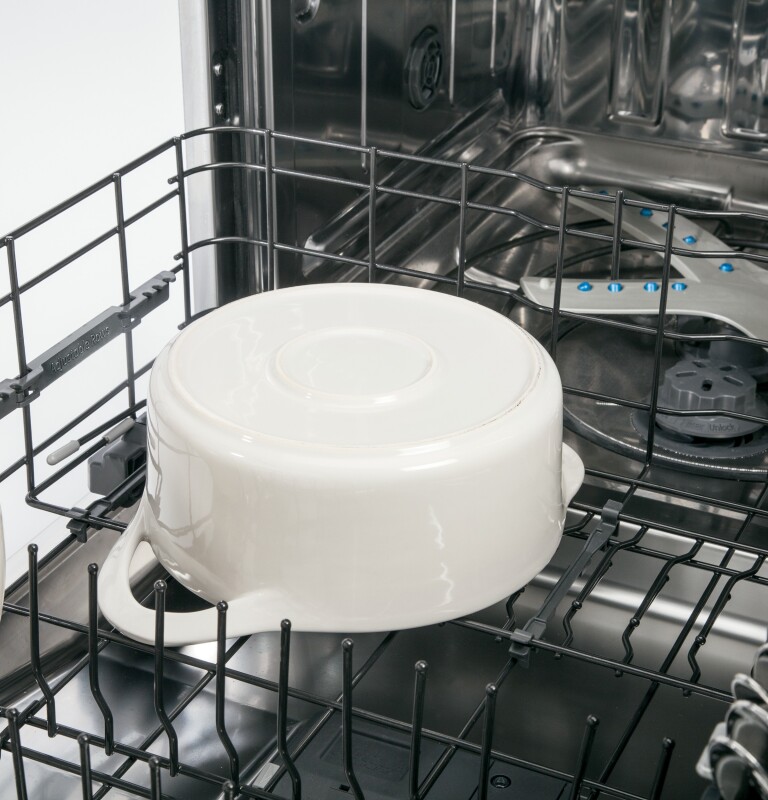 Stainless Steel Interior Dishwasher with Hidden Controls PDT720SGHWW