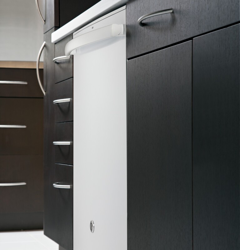 Stainless Steel Interior Dishwasher with Hidden Controls PDT720SGHWW