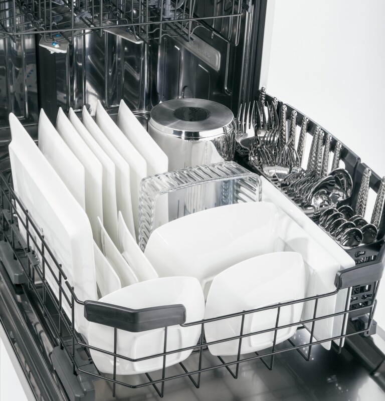 Stainless Steel Interior Dishwasher with Hidden Controls PDT720SGHWW