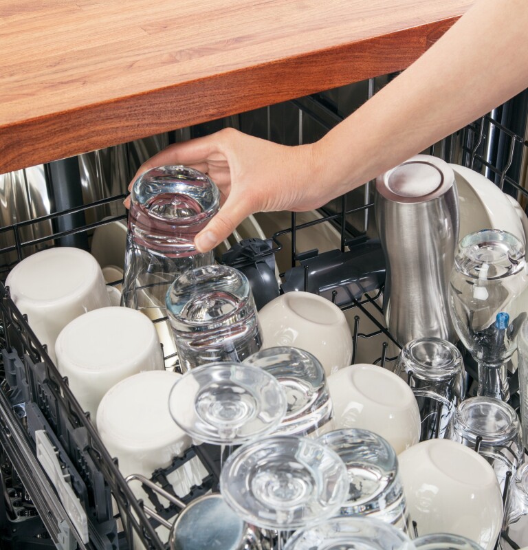 Stainless Steel Interior Dishwasher with Hidden Controls PDT720SSHSS