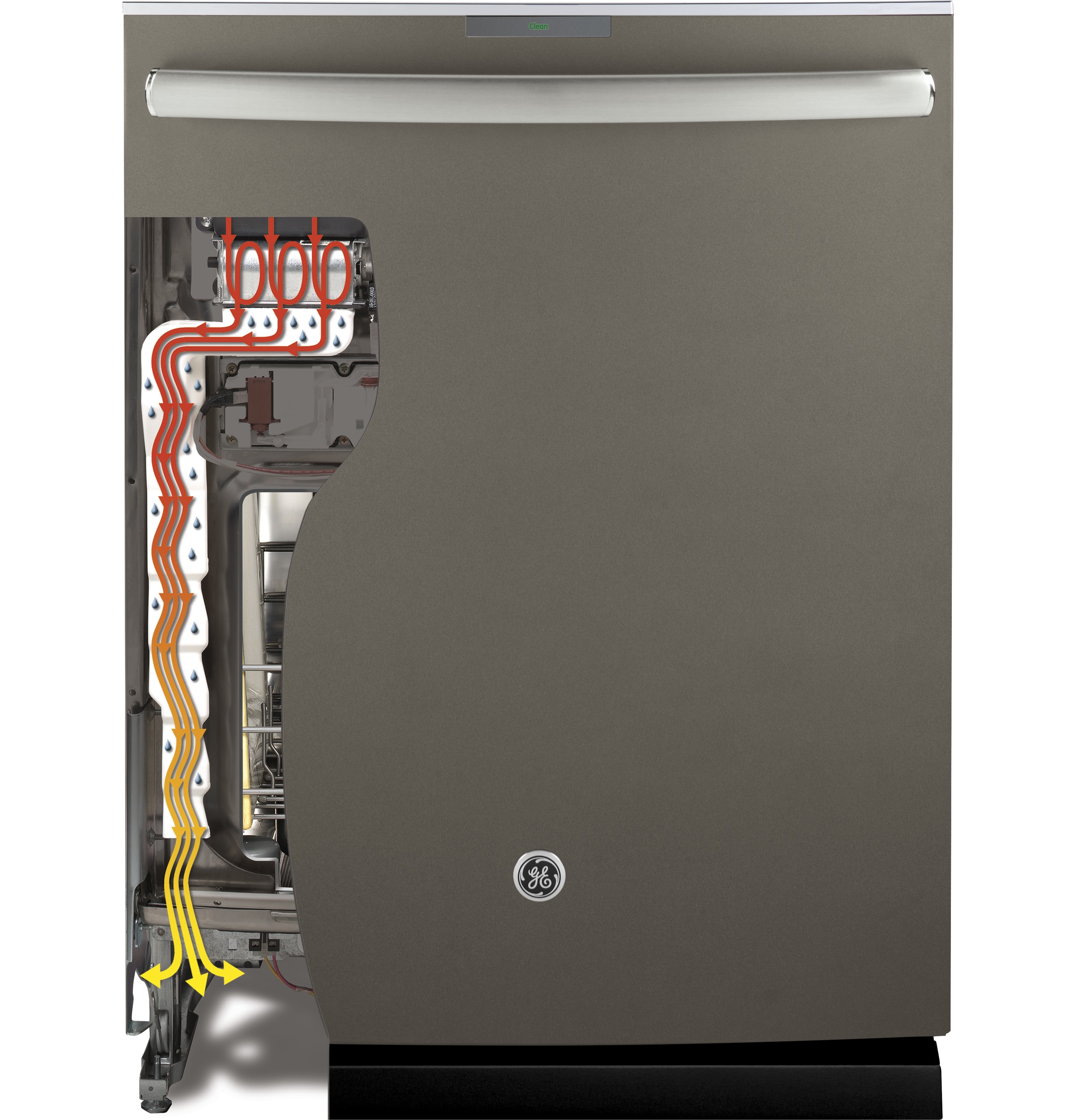 Series Stainless Steel Interior Dishwasher with Hidden Controls PDT750SMFES