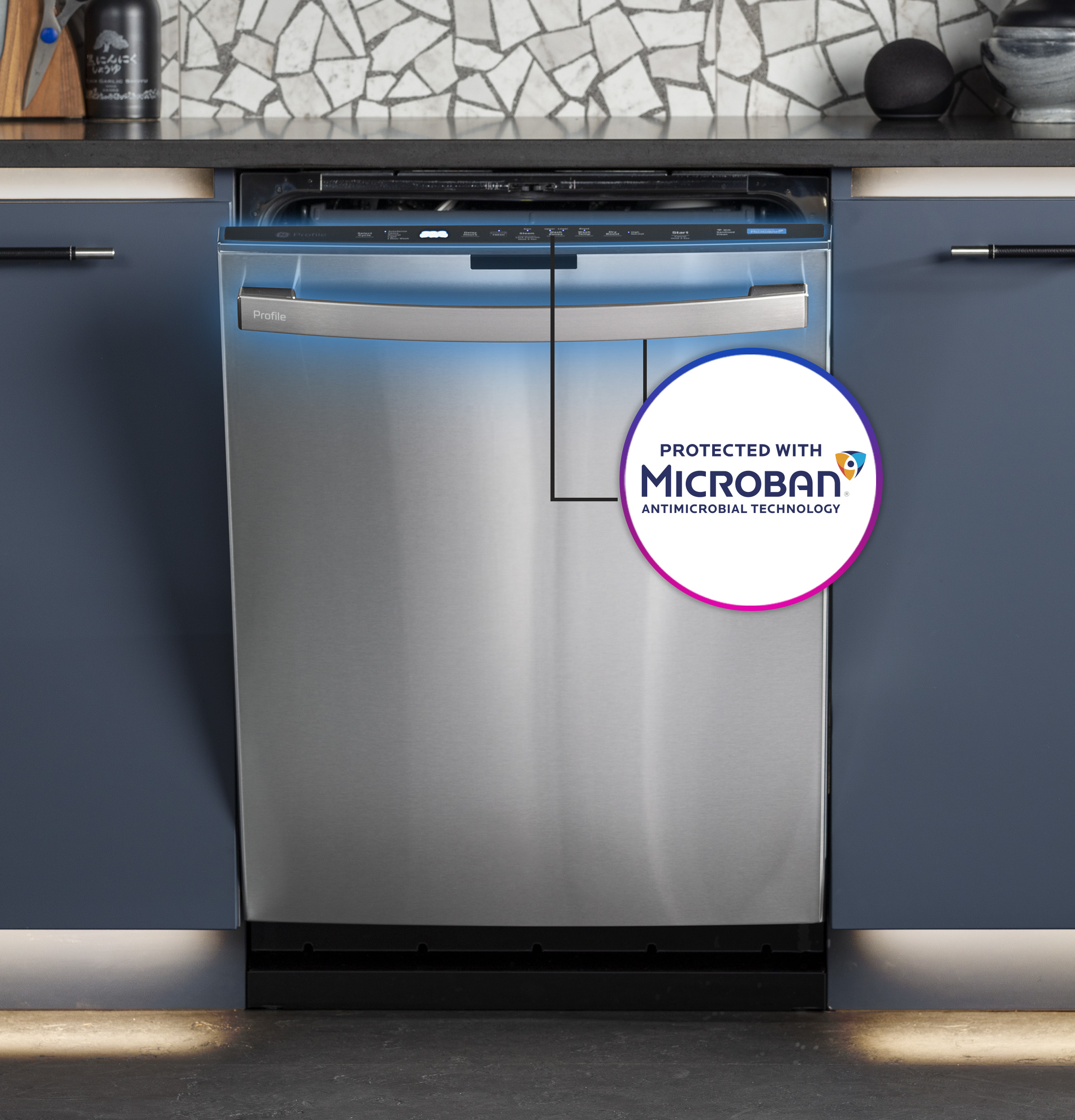 UltraFresh System Dishwasher with Stainless Steel Interior PDT755SYRFS