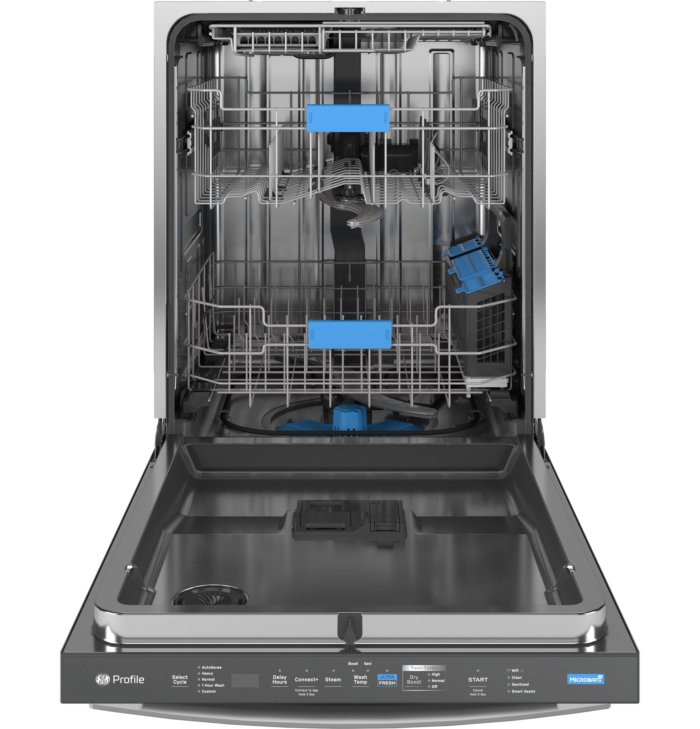Smart UltraFresh System Dishwasher with Microban Antimicrobial Technology with Deep Clean Washing 3rd Rack, 39 dBA PDT795SYVFS