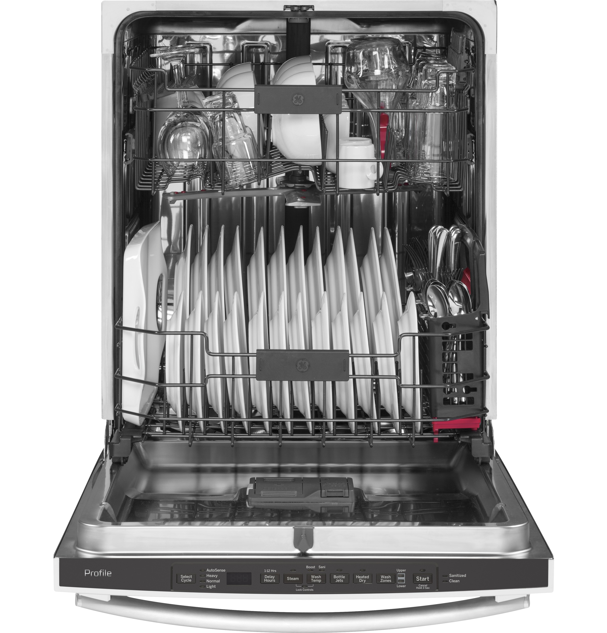 Stainless Steel Interior Dishwasher with Hidden Controls PDT825SSJSS