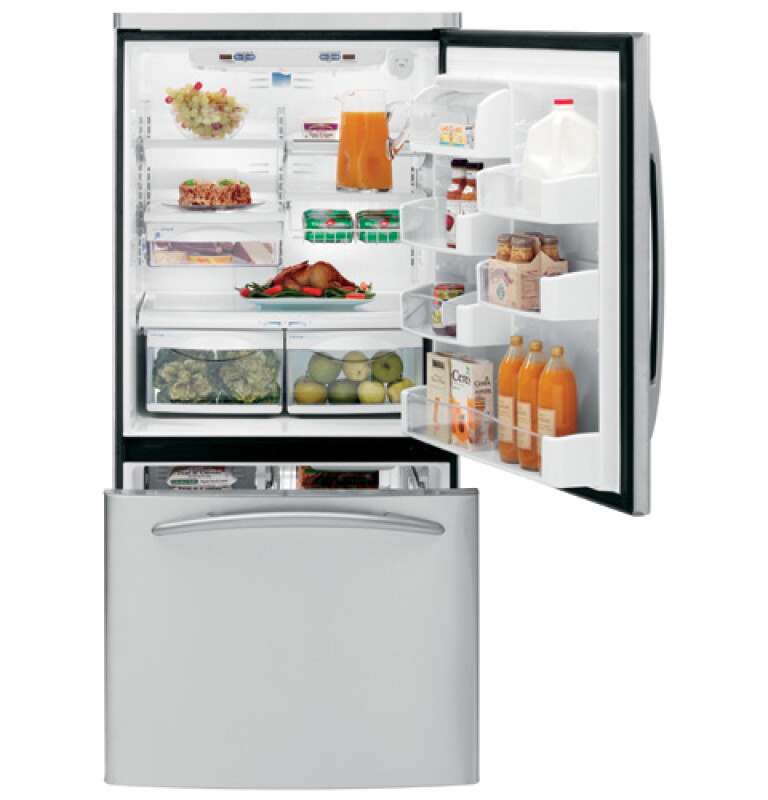 22.2 Cu. Ft. Stainless Steel-Wrapped Bottom-Freezer Drawer Refrigerator PDW22SCRRSS