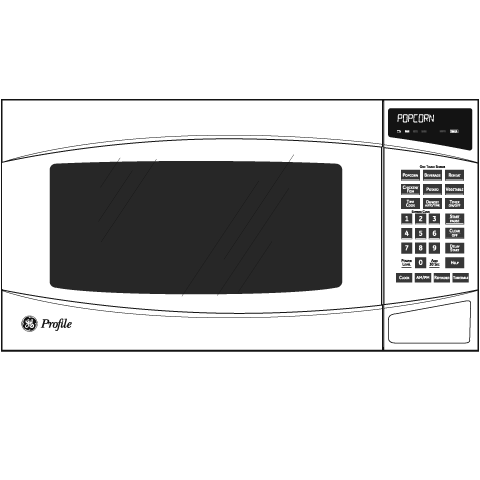 Spacemaker II 1.0 Cu. Ft. Microwave Oven PEM31DMBB