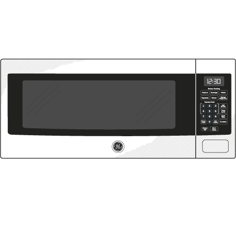 1.1 Cu. Ft. Countertop Microwave Oven PEM31EFES