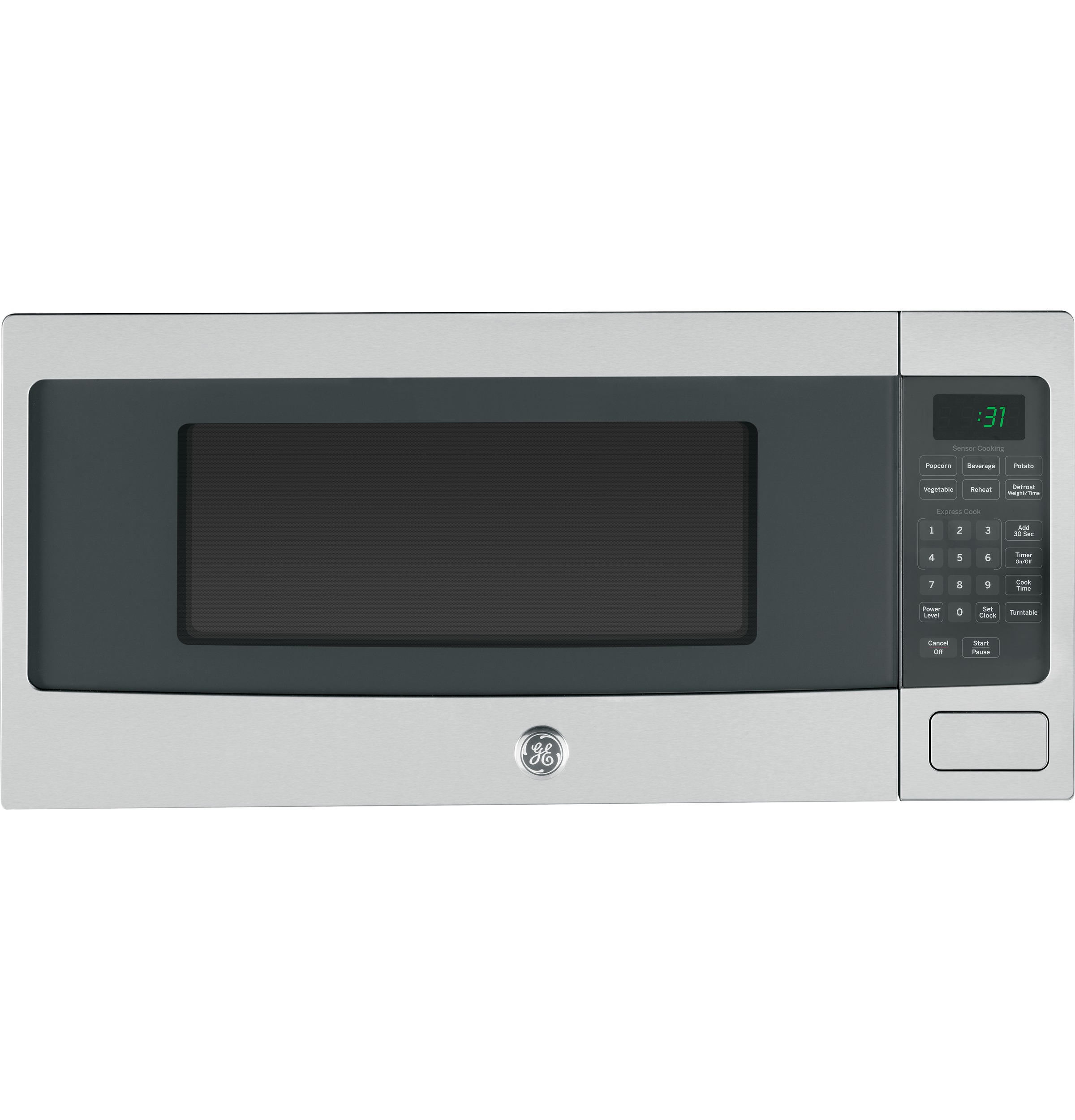 GE Profile 1.1 Cu. Ft. Countertop Microwave Oven Stainless Steel PEM31SFSS Picture 1