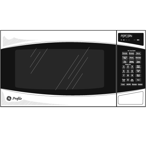 Spacemaker II 1.0 Cu. Ft. Microwave Oven PEM31SMSS