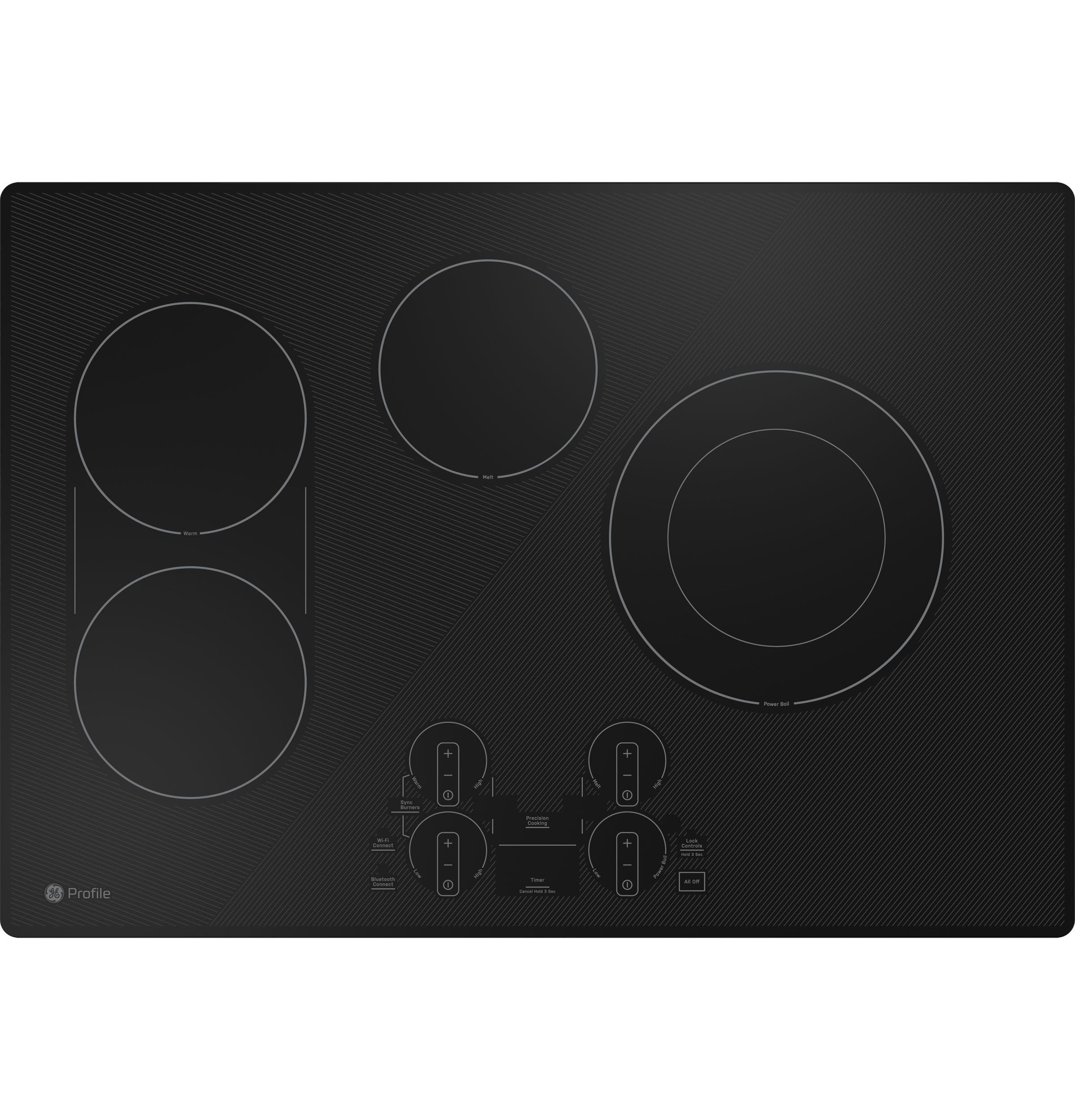 30" Built-In Touch Control Electric Cooktop PEP7030DTBB
