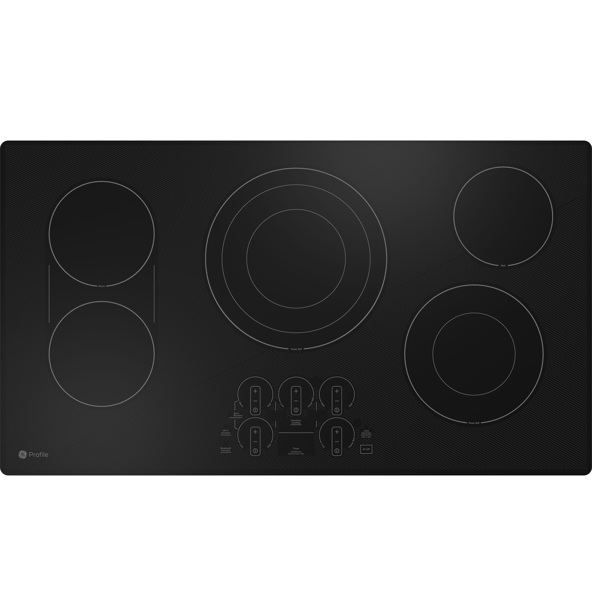 36" Built-In Touch Control Electric Cooktop PEP7036DTBB