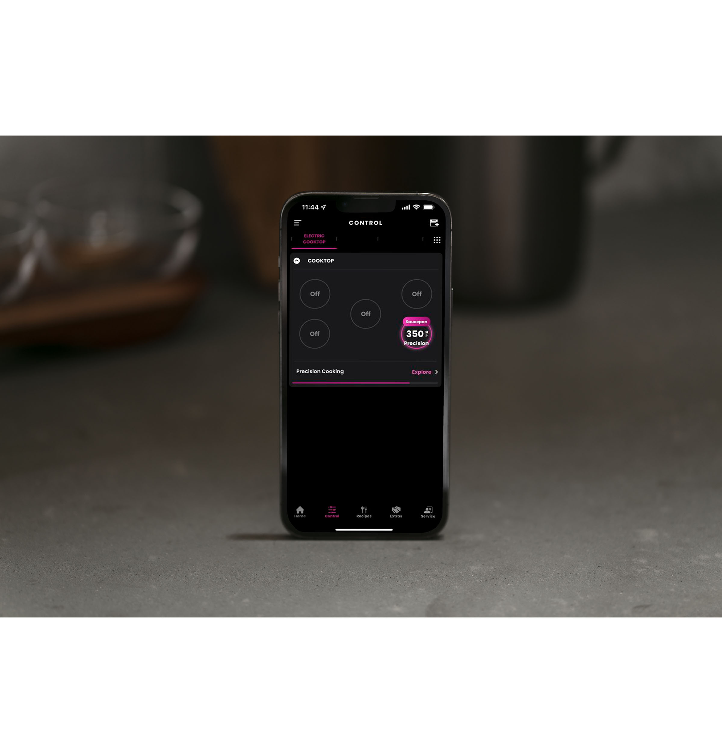 36" Built-In Touch Control Electric Cooktop PEP7036DTBB