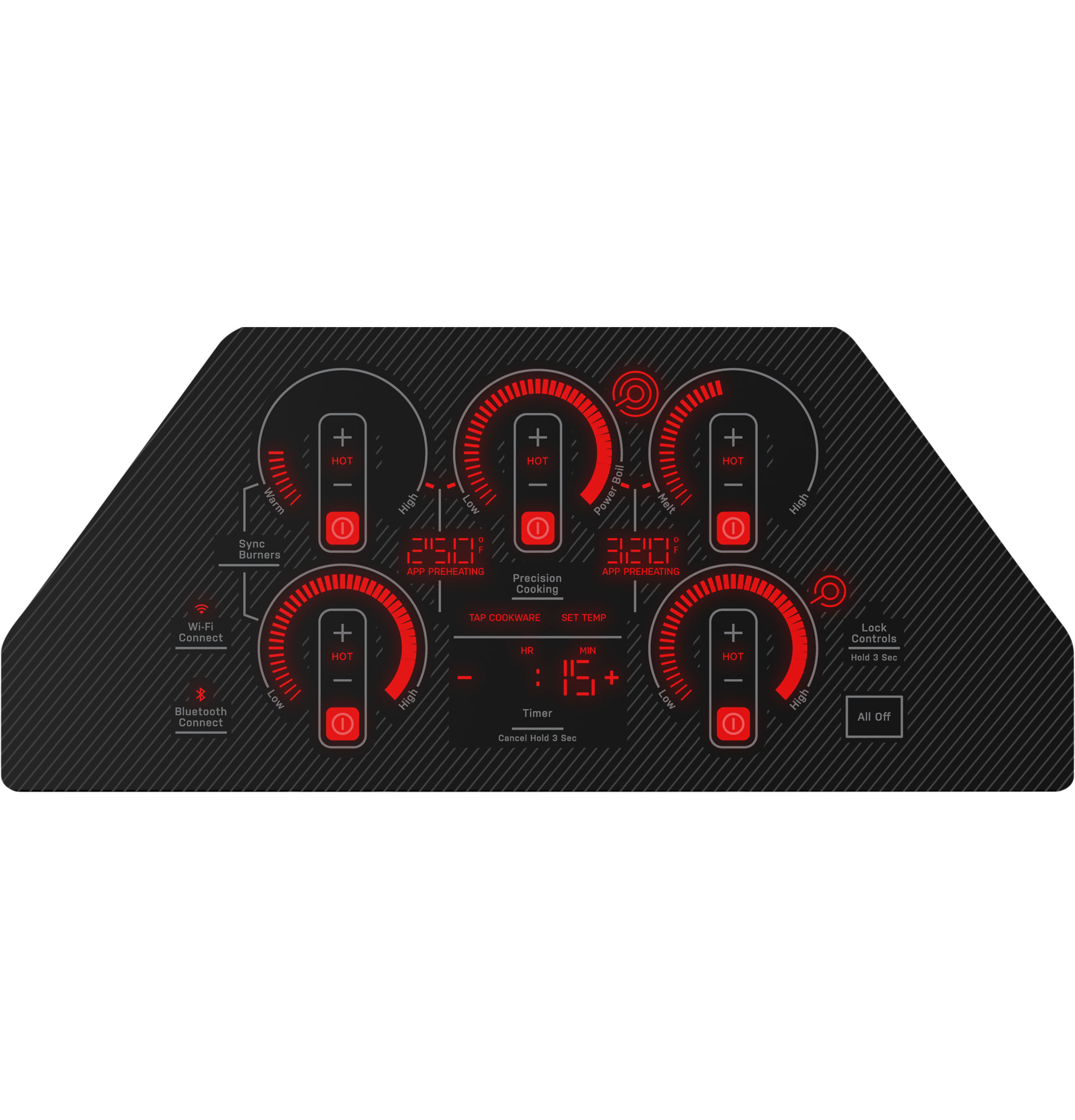 30" Built-In Touch Control Electric Cooktop PEP9030STSS