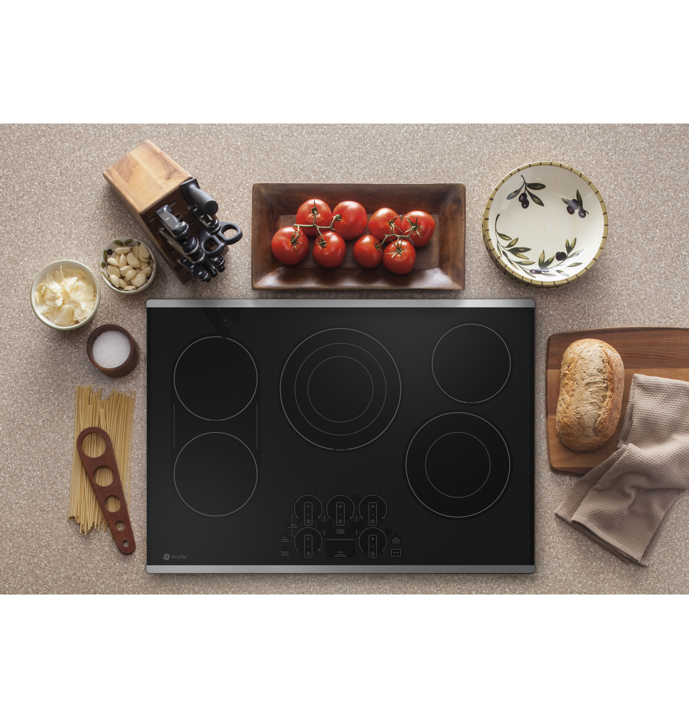 30" Built-In Touch Control Electric Cooktop PEP9030STSS