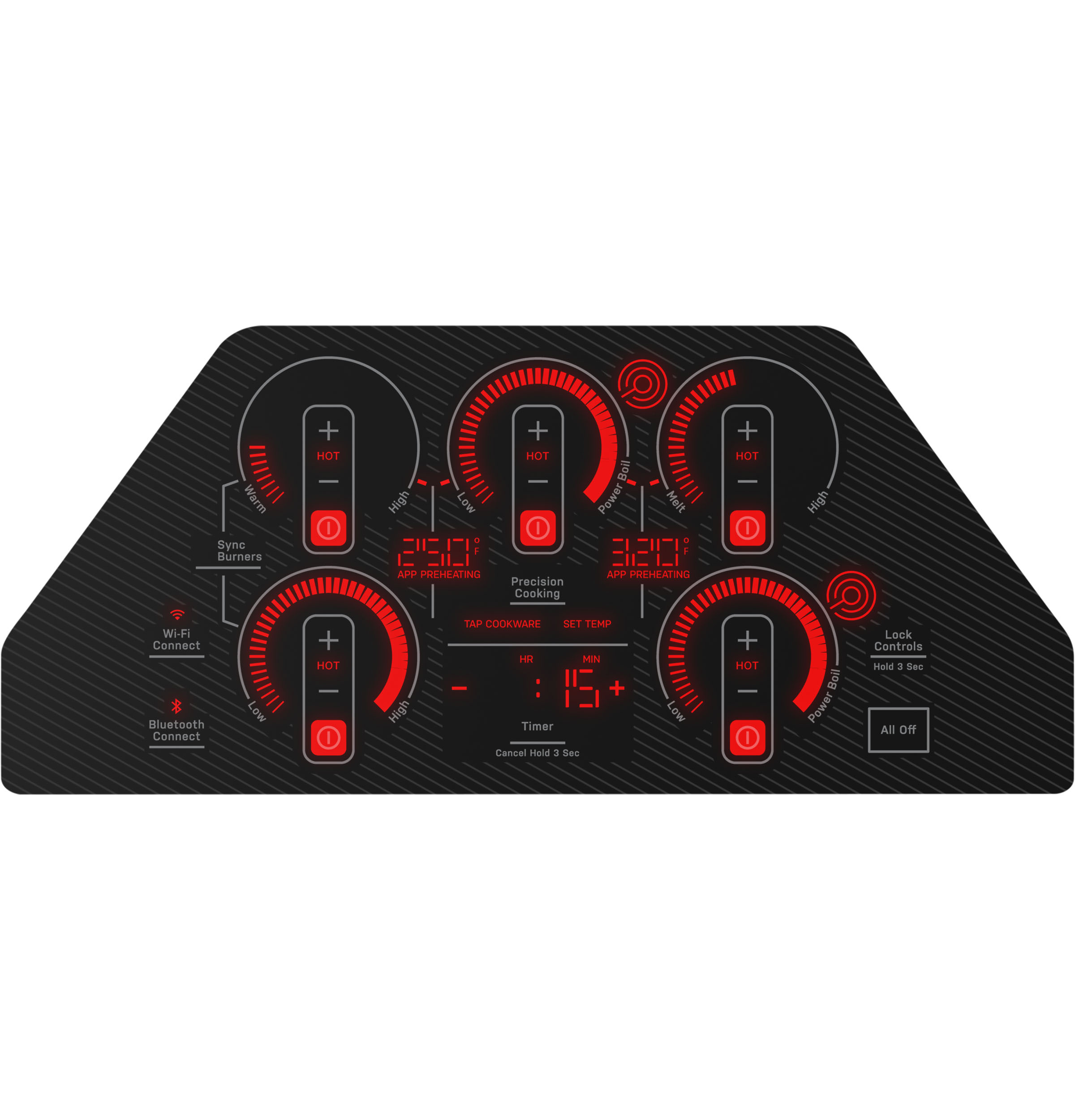 36" Built-In Touch Control Cooktop PEP9036DTBB