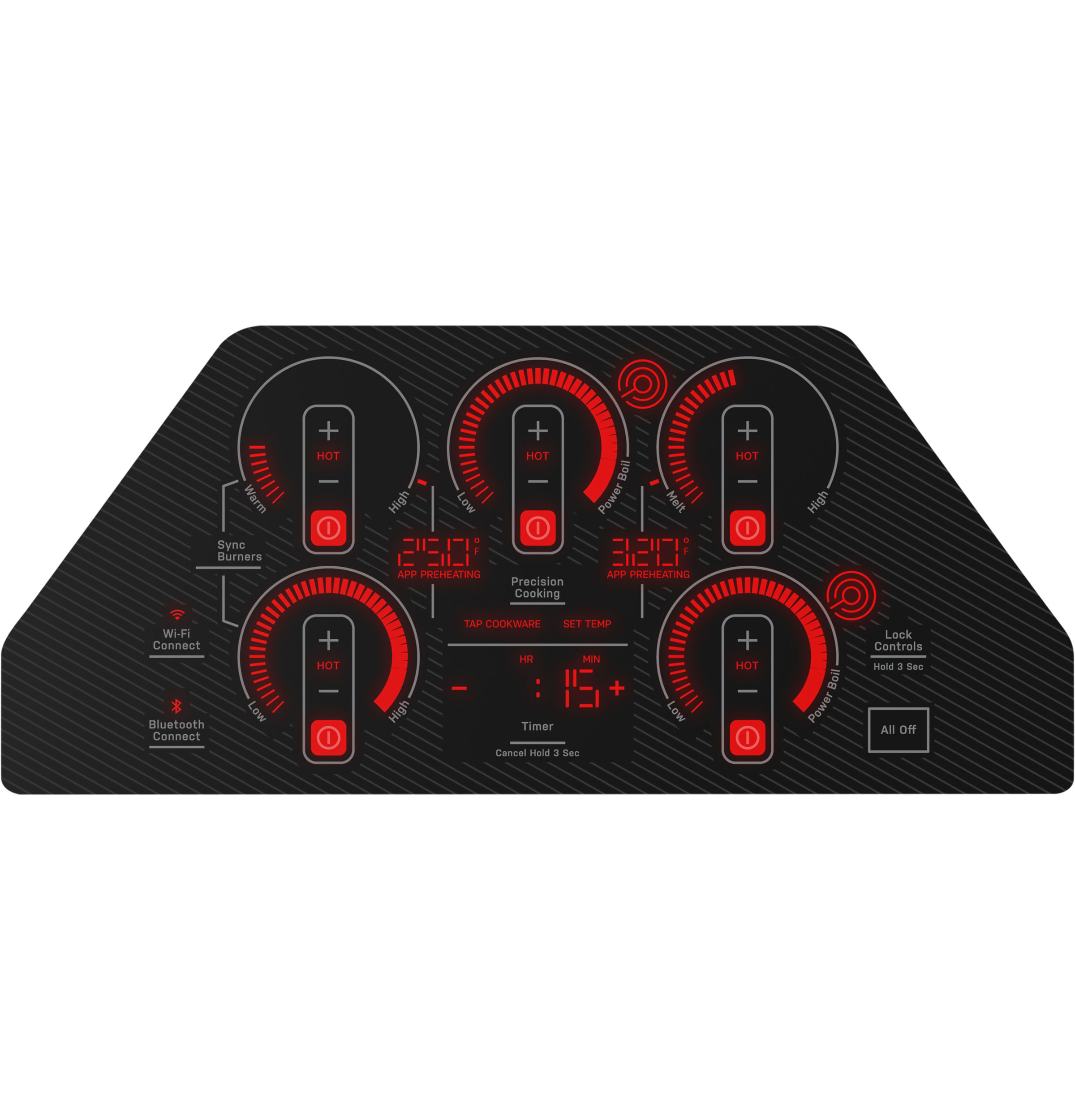 36" Built-In Touch Control Cooktop PEP9036STSS