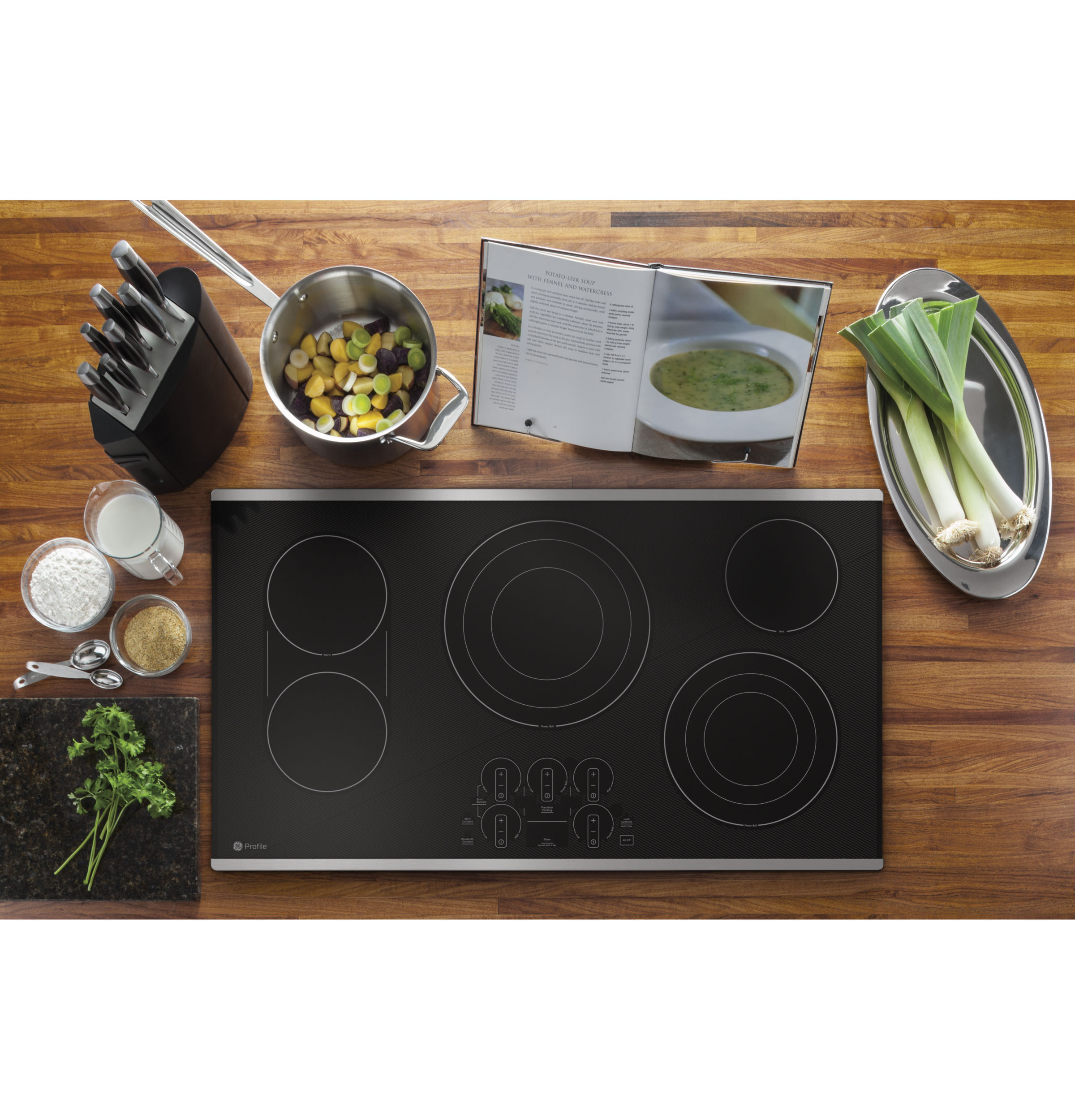 36" Built-In Touch Control Cooktop PEP9036STSS