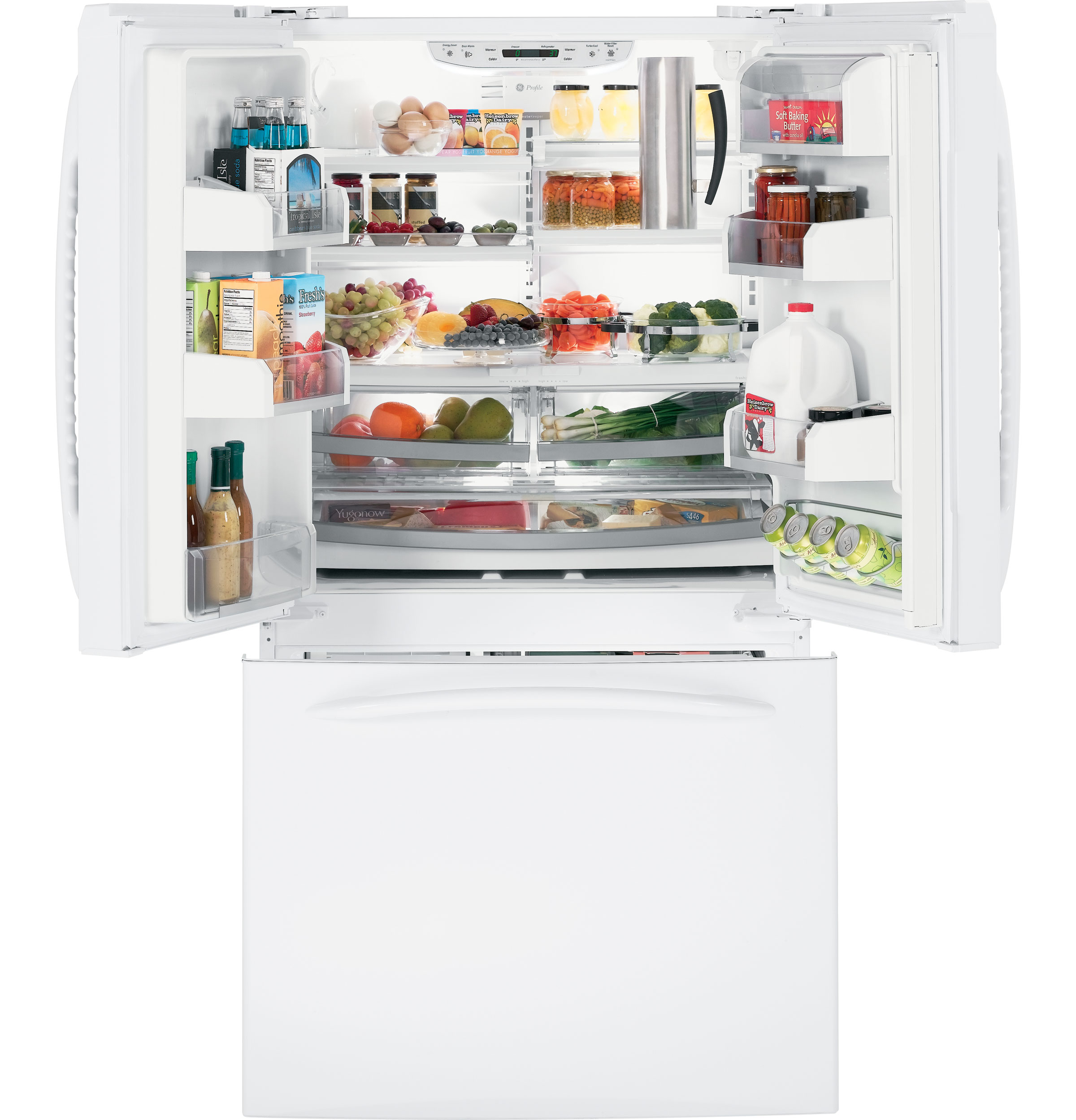 20.8 Cu. Ft. French-Door Refrigerator with Icemaker PFCF1NFXWW